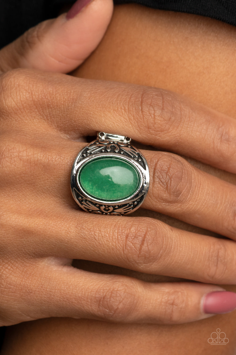 PRE-ORDER - Paparazzi Sedona Dream - Green - Ring - $5 Jewelry with Ashley Swint