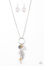 Load image into Gallery viewer, Paparazzi Sky High Style - Silver - Feather Charms - Earthy Brown Beads - Necklace &amp; Earrings - $5 Jewelry with Ashley Swint