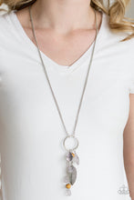 Load image into Gallery viewer, Paparazzi Sky High Style - Silver - Feather Charms - Earthy Brown Beads - Necklace &amp; Earrings - $5 Jewelry with Ashley Swint