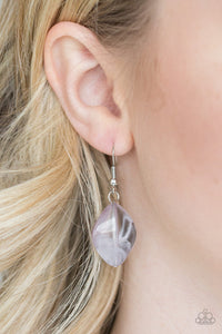 Paparazzi Sky High Style - Silver - Feather Charms - Earthy Brown Beads - Necklace & Earrings - $5 Jewelry with Ashley Swint