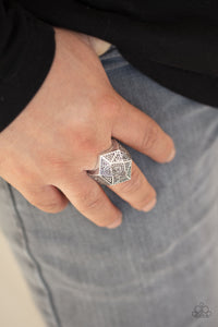 PRE-ORDER - Paparazzi Stand Guard - Silver - Ring - $5 Jewelry with Ashley Swint