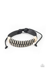 Load image into Gallery viewer, Paparazzi Trail Time - Black - Leather Urban Friendship - Bracelet - $5 Jewelry with Ashley Swint
