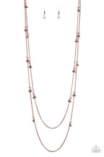 Load image into Gallery viewer, Paparazzi Ultrawealthy - Copper - Necklace &amp; Earrings - $5 Jewelry with Ashley Swint