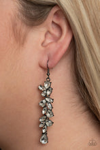 Load image into Gallery viewer, Paparazzi Unlimited Luster - Black - White Rhinestones - Earrings - $5 Jewelry with Ashley Swint