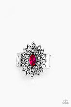 Load image into Gallery viewer, Paparazzi Blooming Fireworks - Pink Marquise Rhinestone - Silver Ring - $5 Jewelry With Ashley Swint