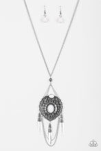Load image into Gallery viewer, Paparazzi Cactus Canyon - White Necklace and matching Earrings - $5 Jewelry With Ashley Swint