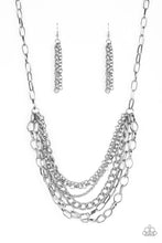 Load image into Gallery viewer, Paparazzi Color Bomb - Silver - Necklace &amp; Earrings - $5 Jewelry with Ashley Swint