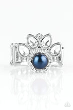 Load image into Gallery viewer, Paparazzi Crown Coronation - Blue Pearl - Ring - $5 Jewelry with Ashley Swint