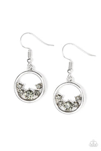 Paparazzi Effortlessly Effervescent - Silver Hoop Earrings - $5 Jewelry With Ashley Swint