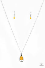 Load image into Gallery viewer, Paparazzi Just Drop It! - Yellow Moonstone - Necklace &amp; Earrings - $5 Jewelry With Ashley Swint