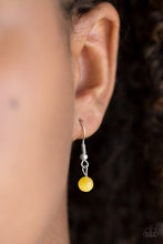 Load image into Gallery viewer, Paparazzi Just Drop It! - Yellow Moonstone - Necklace &amp; Earrings - $5 Jewelry With Ashley Swint