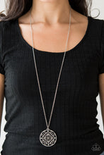 Load image into Gallery viewer, Paparazzi Mandala Melody - Silver - Necklace and matching Earrings - $5 Jewelry With Ashley Swint