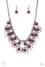 Load image into Gallery viewer, Paparazzi Really Rococo - Purple Beads - Necklace &amp; Earrings - January 2019 Fashion Fix Exclusive - $5 Jewelry With Ashley Swint