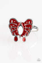 Load image into Gallery viewer, Paparazzi Starlet Shimmer Rings - 10 - Butterflies - Blue, Red, Green - $5 Jewelry With Ashley Swint