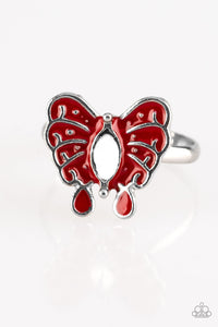 Paparazzi Starlet Shimmer Rings - 10 - Butterflies - Blue, Red, Green - $5 Jewelry With Ashley Swint