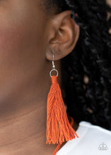Load image into Gallery viewer, Paparazzi Between You and MACRAME - Orange - Necklace &amp; Earrings - $5 Jewelry with Ashley Swint