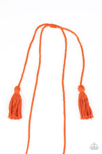 Load image into Gallery viewer, Paparazzi Between You and MACRAME - Orange - Necklace &amp; Earrings - $5 Jewelry with Ashley Swint