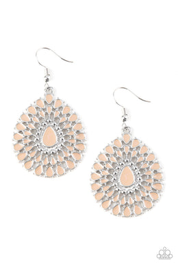 Paparazzi City Chateau - Brown - Teardrop Earrings - $5 Jewelry with Ashley Swint
