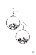 Load image into Gallery viewer, Paparazzi Cue The Confetti - Silver - Marquise Hematite Marquise Cut Rhinestone - Earrings - $5 Jewelry With Ashley Swint