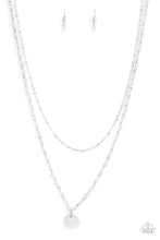 Load image into Gallery viewer, Paparazzi Dainty Demure - Pink - Beaded Strand Shimmery Layers - Necklace &amp; Earrings - $5 Jewelry with Ashley Swint