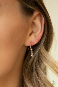 Paparazzi Dainty Demure - Pink - Beaded Strand Shimmery Layers - Necklace & Earrings - $5 Jewelry with Ashley Swint