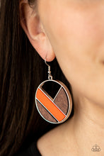 Load image into Gallery viewer, PRE-ORDER - Paparazzi Dont Be MODest - Orange - Earrings - $5 Jewelry with Ashley Swint