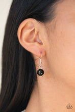 Load image into Gallery viewer, Paparazzi Dream Pop - Black and Silver Beads - Necklace and matching Earrings - $5 Jewelry With Ashley Swint