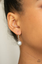 Load image into Gallery viewer, Paparazzi Empire State Empress - Silver Pearls - Thick Silver Chain - Necklace &amp; Earrings - $5 Jewelry With Ashley Swint