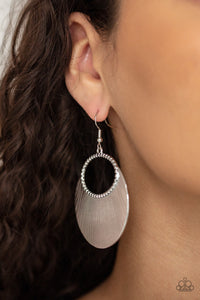 PRE-ORDER - Paparazzi Fan Girl Glam - Silver - Earrings - $5 Jewelry with Ashley Swint