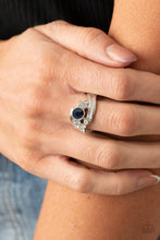 Load image into Gallery viewer, Paparazzi GLOW a Fuse - Blue - Ring - $5 Jewelry with Ashley Swint