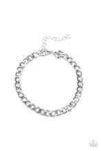 Load image into Gallery viewer, Paparazzi Halftime - Silver - Thick Chain - Bracelet - Men's Collection - $5 Jewelry With Ashley Swint
