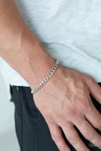 Load image into Gallery viewer, Paparazzi Halftime - Silver - Thick Chain - Bracelet - Men's Collection - $5 Jewelry With Ashley Swint