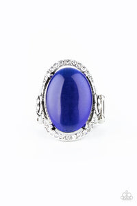 PRE-ORDER - Paparazzi Happily Ever Enchanted - Blue Cat's Eye Stone - Ring - $5 Jewelry with Ashley Swint