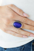 Load image into Gallery viewer, PRE-ORDER - Paparazzi Happily Ever Enchanted - Blue Cat&#39;s Eye Stone - Ring - $5 Jewelry with Ashley Swint