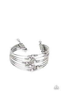 PAPARAZZI   Industrial Intricacies - Silver - $5 Jewelry with Ashley Swint