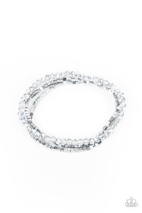 PRE-ORDER - Paparazzi Just a Spritz - Silver - Bracelet - $5 Jewelry with Ashley Swint