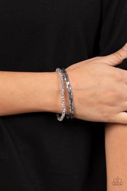 PRE-ORDER - Paparazzi Just a Spritz - Silver - Bracelet - $5 Jewelry with Ashley Swint