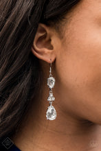 Load image into Gallery viewer, PRE-ORDER - Paparazzi Once Upon a Twinkle - White - Earrings - Trend Blend / Fashion Fix Exclusive May 2021 - $5 Jewelry with Ashley Swint