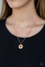Load image into Gallery viewer, Paparazzi Palm Tree Paradise - Gold - &quot;Beach Days&quot; Necklace and matching Earrings - $5 Jewelry With Ashley Swint