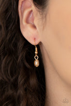 Load image into Gallery viewer, PRE-ORDER - Paparazzi Poshly Petite - Gold - Necklace &amp; Earrings - $5 Jewelry with Ashley Swint