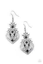 Load image into Gallery viewer, PRE-ORDER - Paparazzi Royal Hustle - Black - Earrings - $5 Jewelry with Ashley Swint