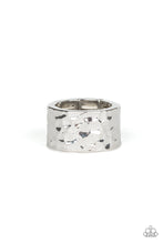 Load image into Gallery viewer, Paparazzi Self-Made Man - Silver - Thick Band Hammered Detail - Ring - Men's Collection - $5 Jewelry With Ashley Swint