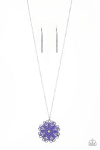 Load image into Gallery viewer, Paparazzi Spin Your PINWHEELS - Purple - Filigree Petals - Necklace and matching Earrings - $5 Jewelry With Ashley Swint