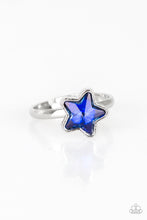 Load image into Gallery viewer, Paparazzi Starlet Shimmer Rings - 10 - Red, White, Clear and Blue Stars - $5 Jewelry With Ashley Swint