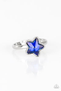 Paparazzi Starlet Shimmer Rings - 10 - Red, White, Clear and Blue Stars - $5 Jewelry With Ashley Swint