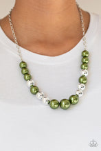 Load image into Gallery viewer, Paparazzi Take Note - Green - Necklace &amp; Earrings - $5 Jewelry with Ashley Swint