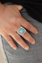 Load image into Gallery viewer, PRE-ORDER - Paparazzi The Wrangler - Blue - Ring - $5 Jewelry with Ashley Swint