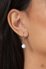 Load image into Gallery viewer, Paparazzi Wait and SEA - White Rhinestones - Necklace and matching Earrings - $5 Jewelry With Ashley Swint