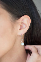 Load image into Gallery viewer, Paparazzi Chicly Classic - Blue Pearls - Silver Necklace and matching Earrings - $5 Jewelry With Ashley Swint