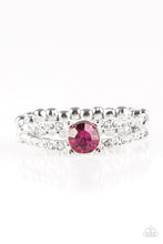 Load image into Gallery viewer, Paparazzi Dream Sparkle - Pink Rhinestone - Dainty Band Ring - $5 Jewelry with Ashley Swint